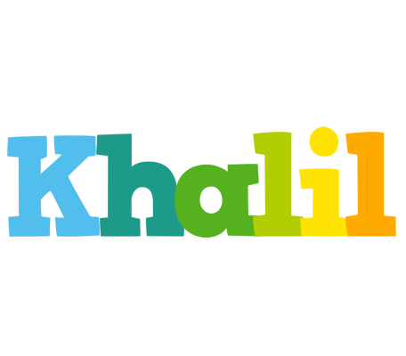 Khalil rainbows logo