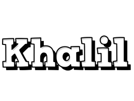 Khalil snowing logo