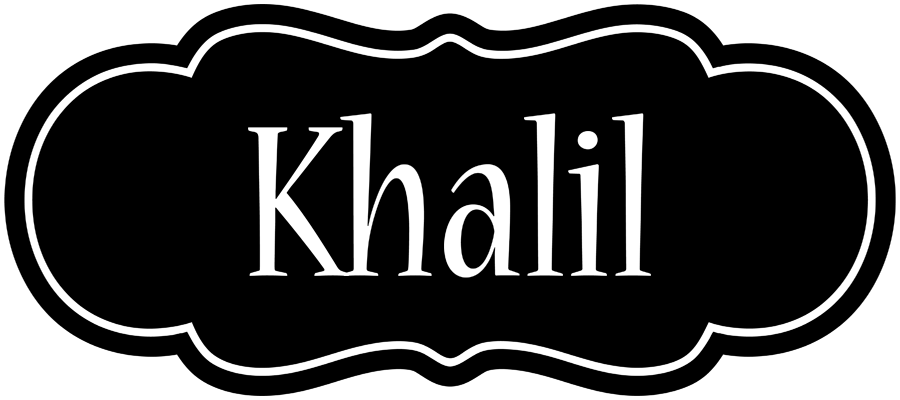 Khalil welcome logo