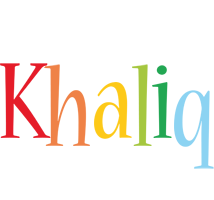 Khaliq birthday logo