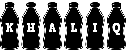 Khaliq bottle logo