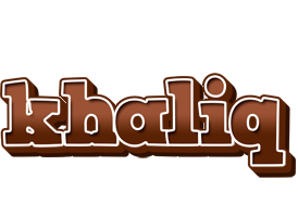 Khaliq brownie logo