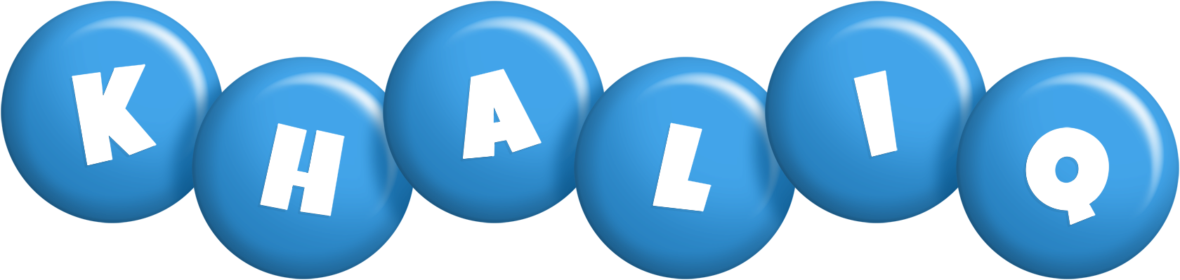 Khaliq candy-blue logo