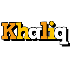 Khaliq cartoon logo