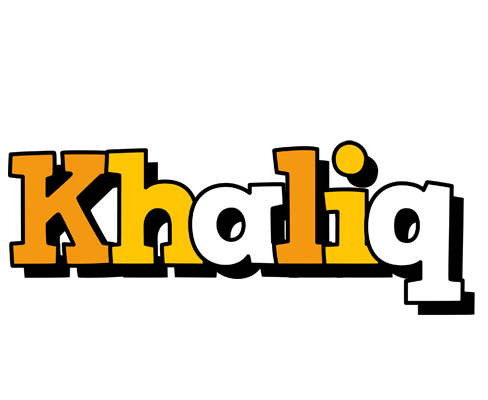 Khaliq cartoon logo