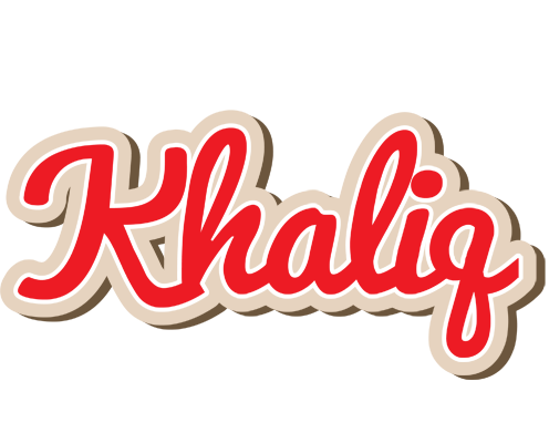 Khaliq chocolate logo