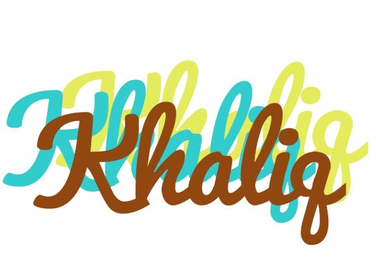 Khaliq cupcake logo