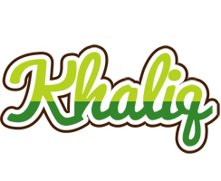 Khaliq golfing logo