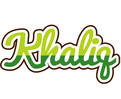Khaliq golfing logo