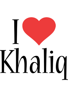 Khaliq i-love logo