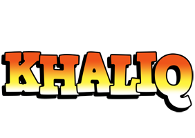 Khaliq sunset logo