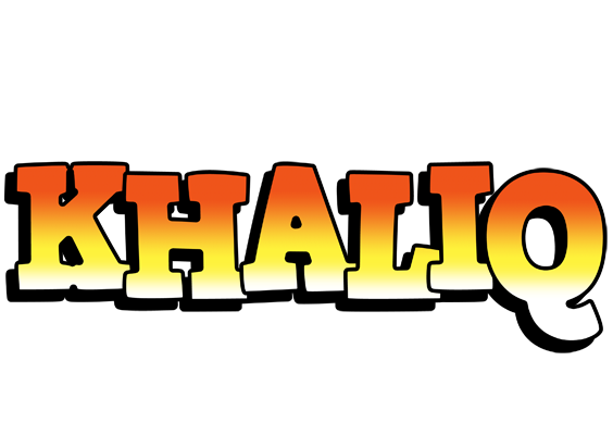 Khaliq sunset logo
