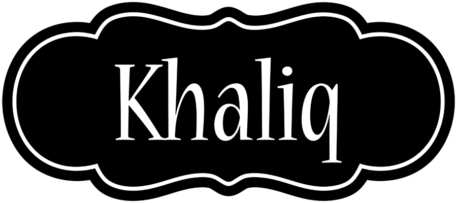 Khaliq welcome logo
