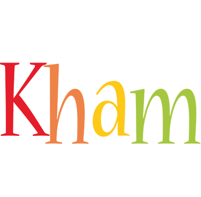 Kham birthday logo
