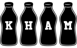 Kham bottle logo