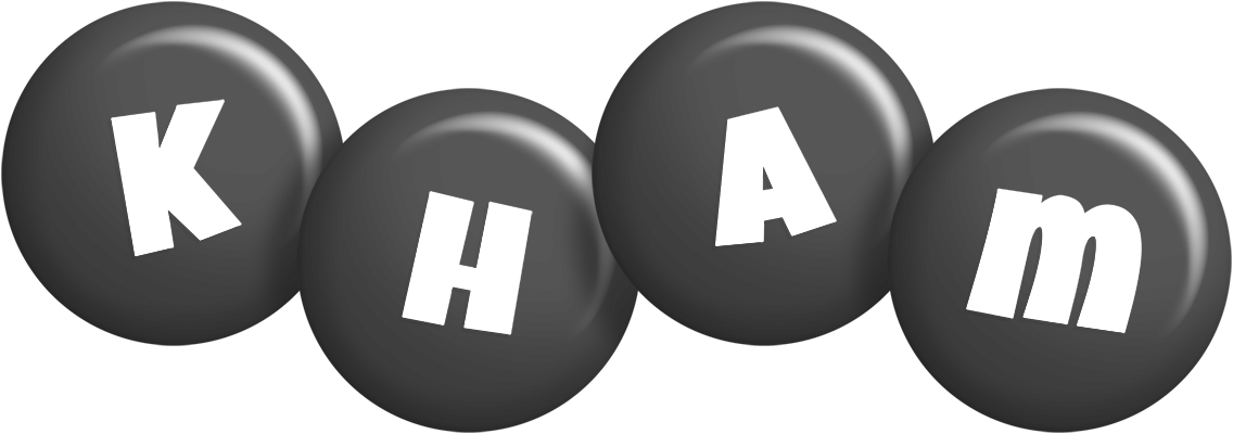 Kham candy-black logo