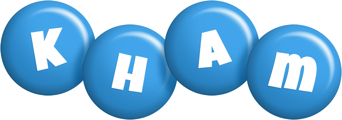 Kham candy-blue logo