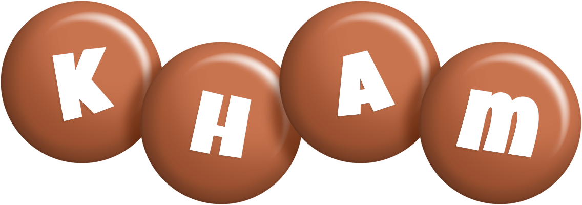 Kham candy-brown logo
