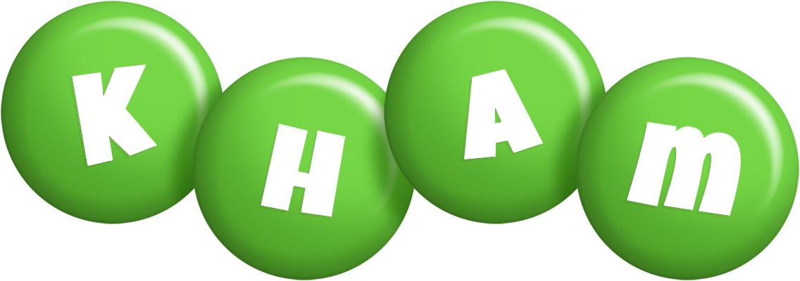Kham candy-green logo