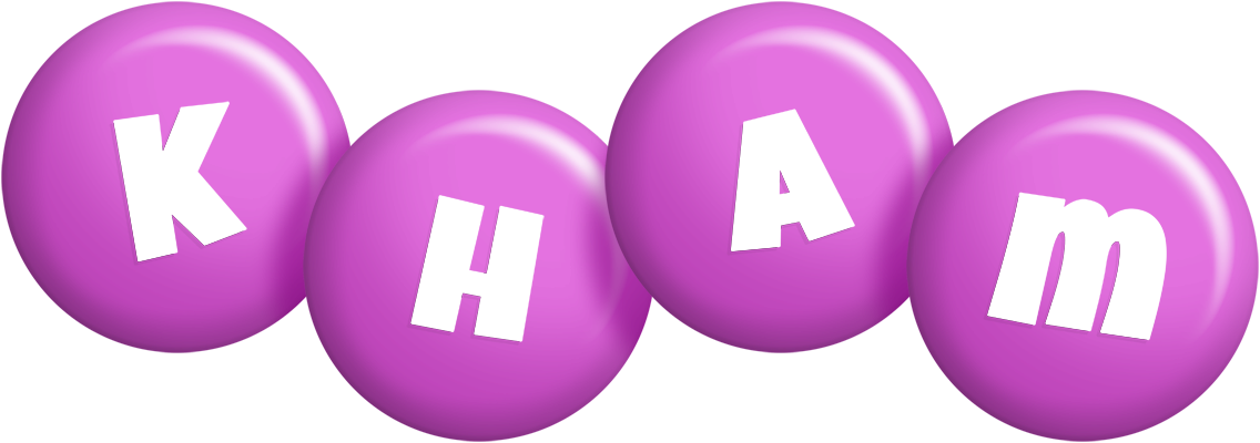 Kham candy-purple logo