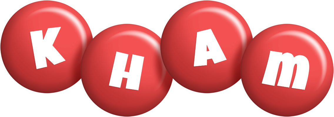 Kham candy-red logo