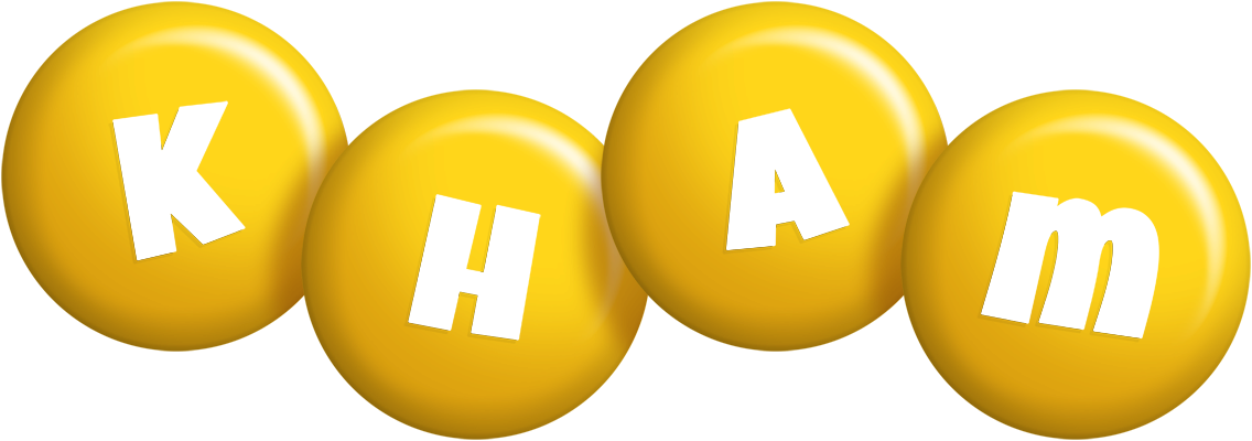 Kham candy-yellow logo