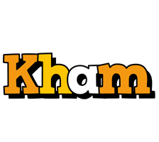 Kham cartoon logo