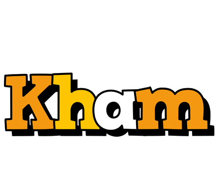 Kham cartoon logo