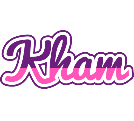 Kham cheerful logo