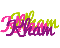 Kham flowers logo