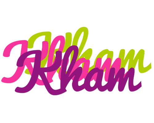 Kham flowers logo