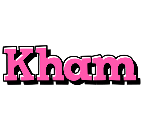 Kham girlish logo