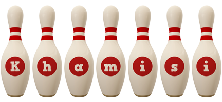 Khamisi bowling-pin logo