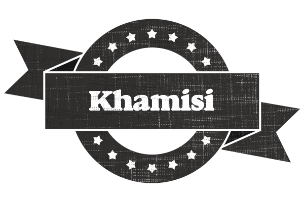 Khamisi grunge logo
