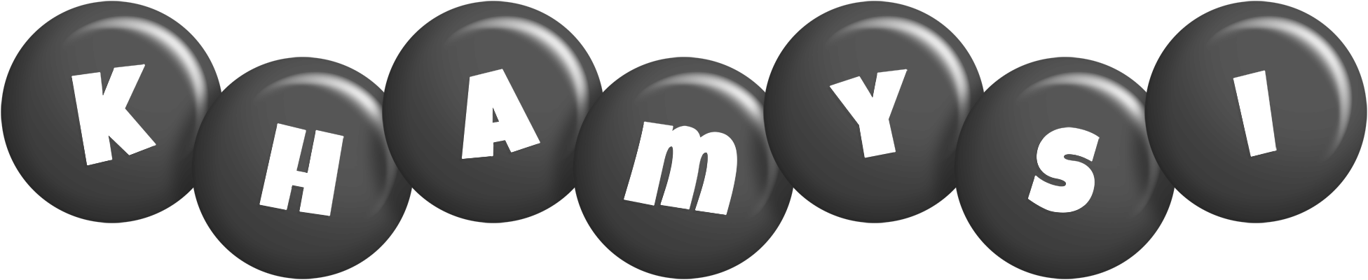 Khamysi candy-black logo