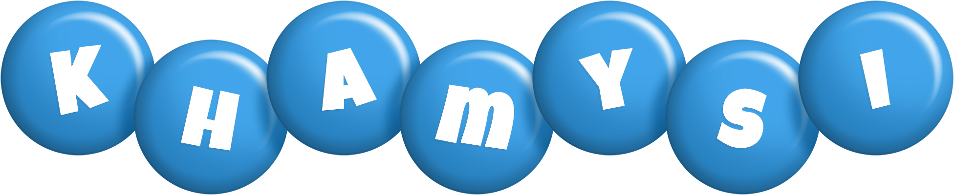 Khamysi candy-blue logo