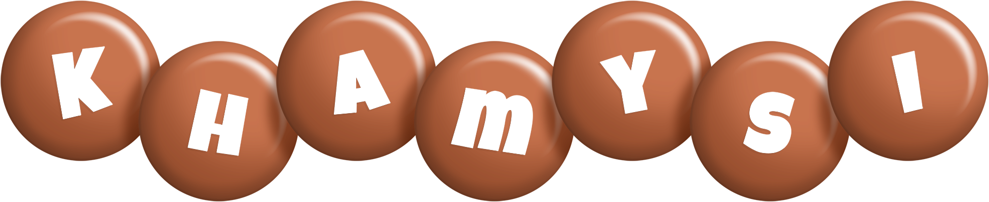 Khamysi candy-brown logo