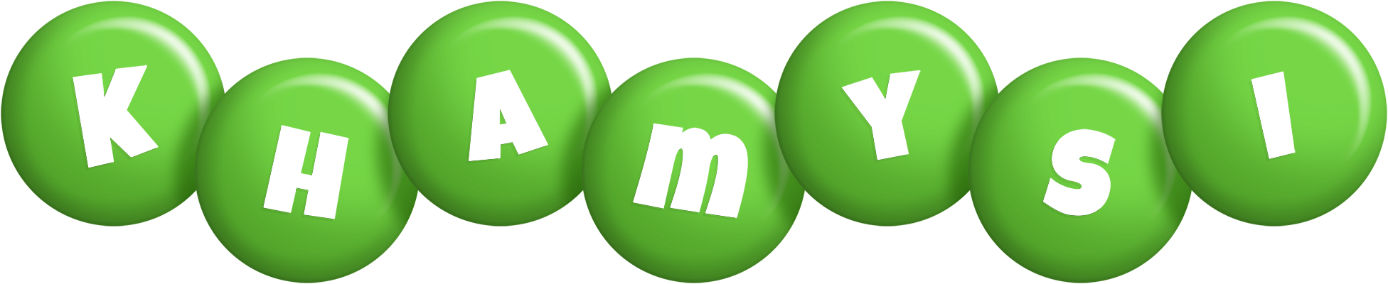 Khamysi candy-green logo