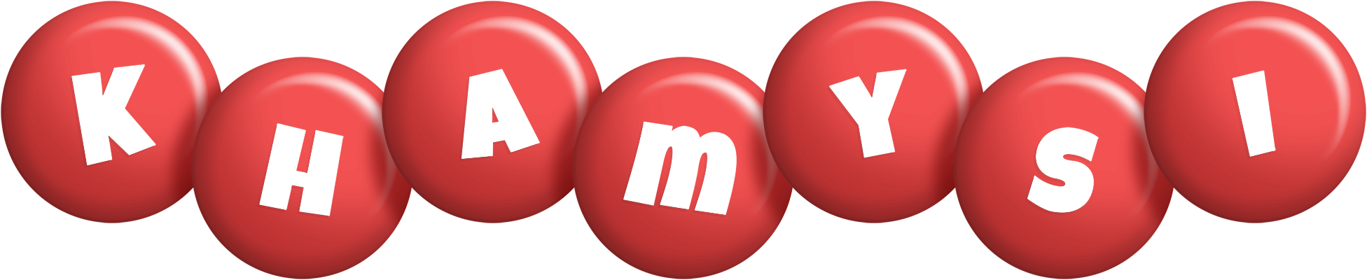 Khamysi candy-red logo