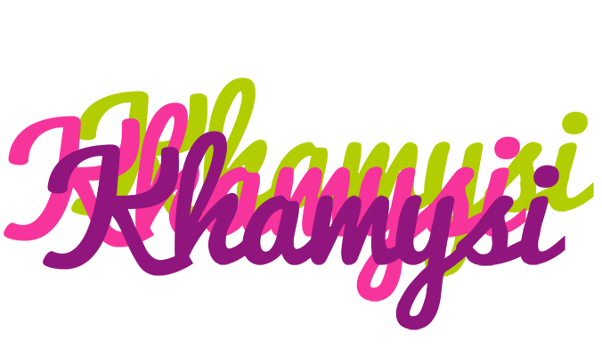 Khamysi flowers logo