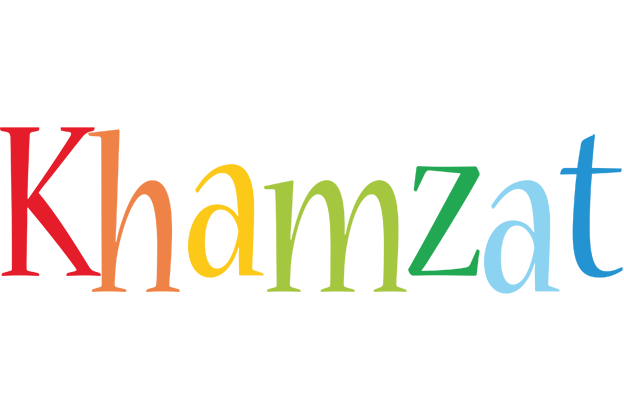 Khamzat birthday logo
