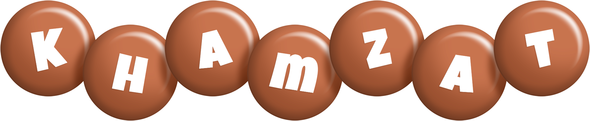 Khamzat candy-brown logo
