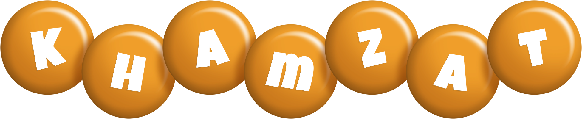 Khamzat candy-orange logo