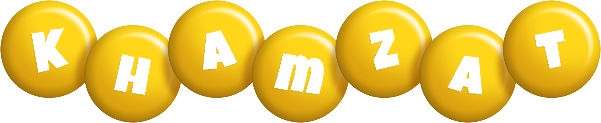 Khamzat candy-yellow logo