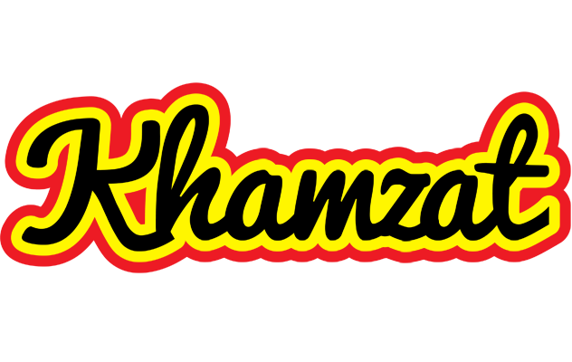 Khamzat flaming logo