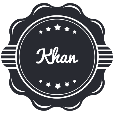 Khan badge logo