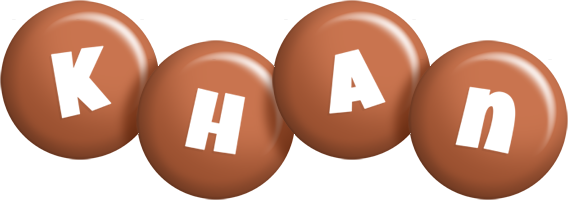 Khan candy-brown logo