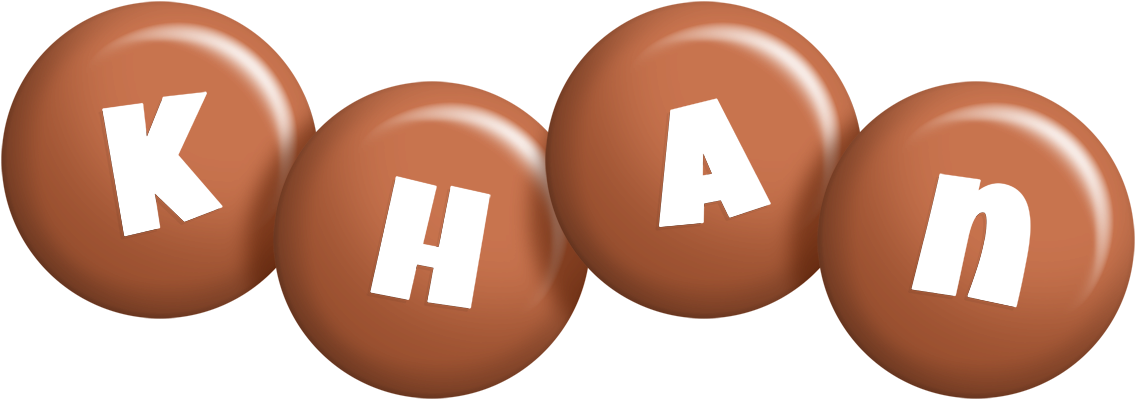 Khan candy-brown logo