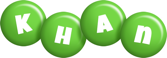 Khan candy-green logo
