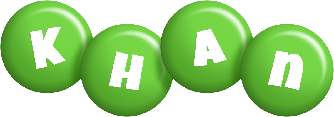 Khan candy-green logo